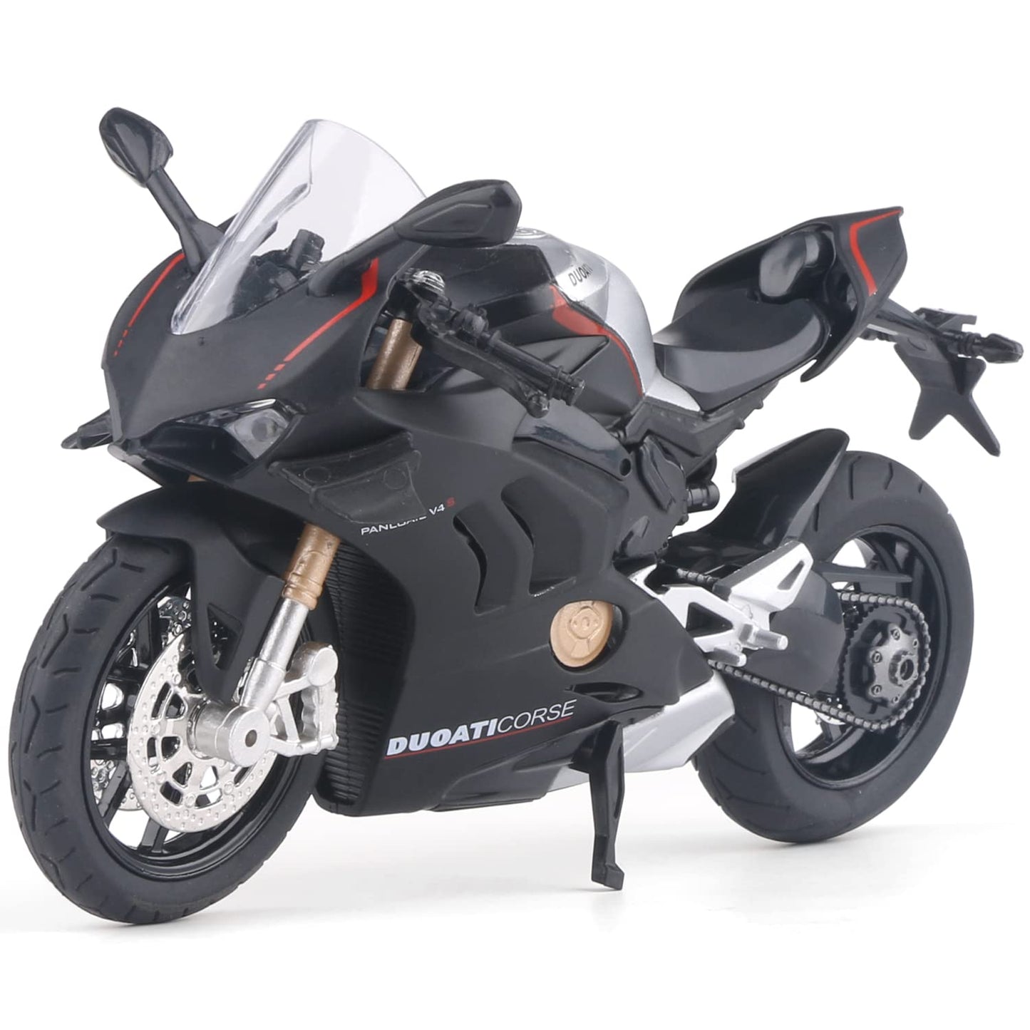 COOLPUR 1:12 Ducati V4 Die-Cast Model – Realistic Detail, Interactive Light & Sound