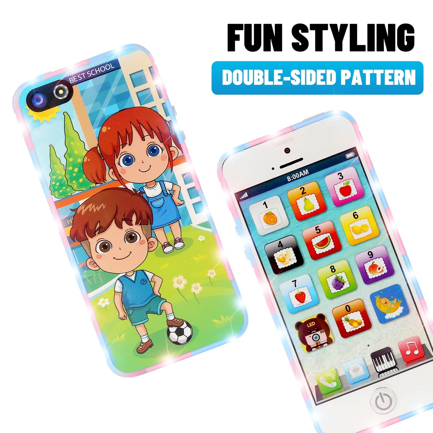 Cooplay 1X Child Phone Toy – Educational Music & Learning Modes