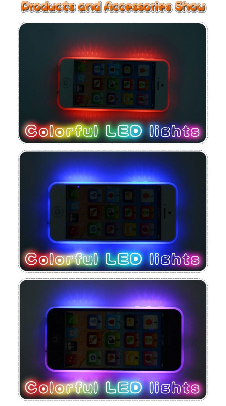 Cooplay White YPhone Toy – Music & Language Learning Phone for Toddlers