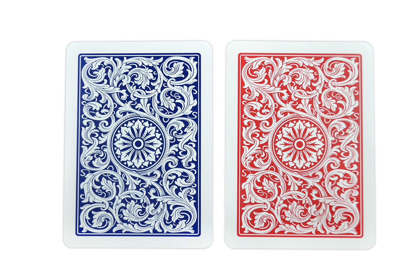 Copag 1546 Design 100% Plastic Poker Cards – Red/Blue, Jumbo Index, 6 Sets