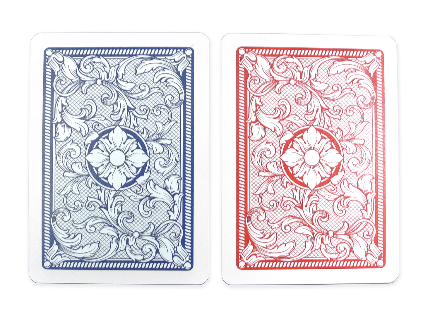 Copag 4-Color Legacy Design 100% Plastic Playing Cards – Poker Size Double Deck Set