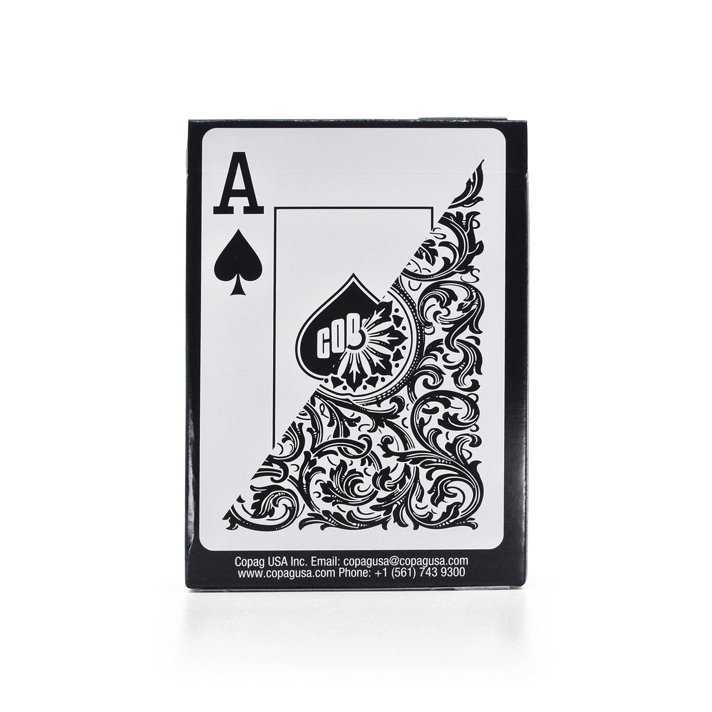 Copag Elite 100% Plastic Playing Cards - Poker Size, Black