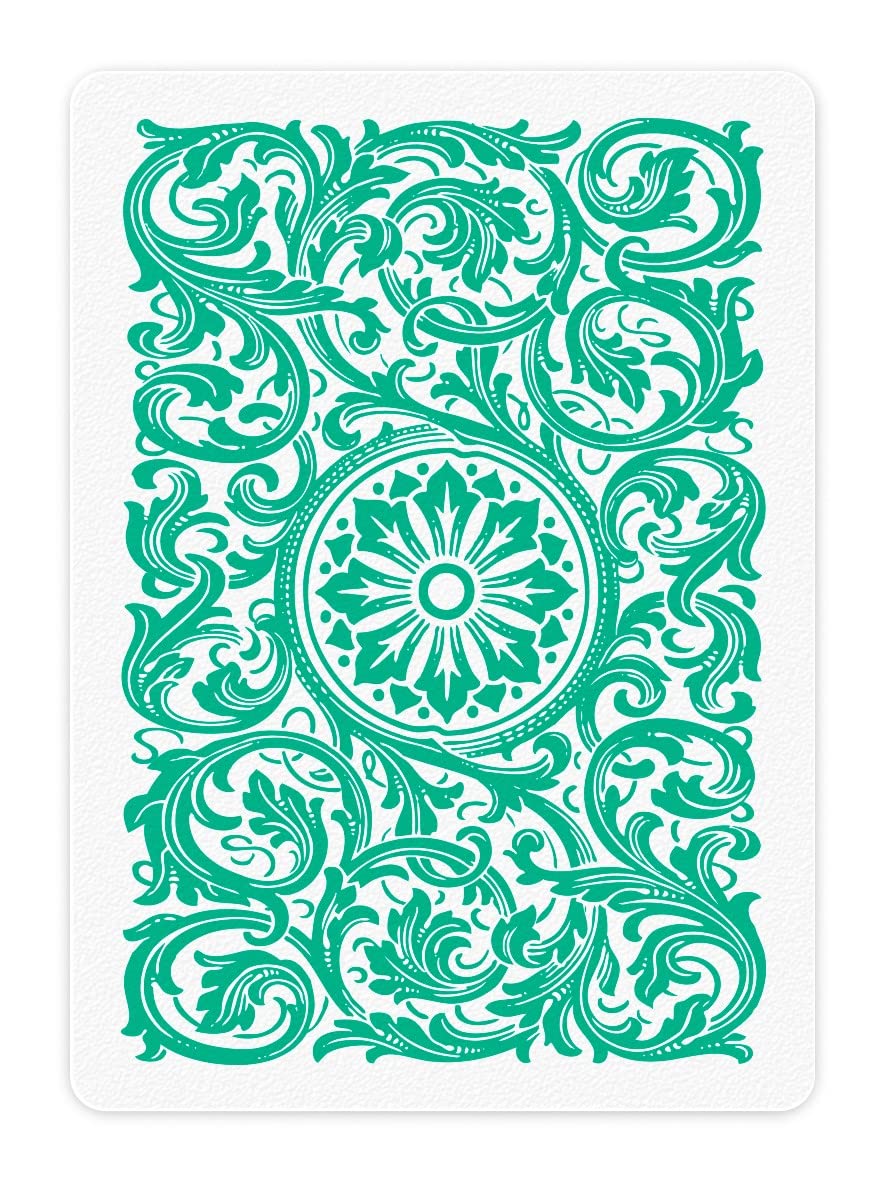 Copag Elite 100% Plastic Playing Cards – Poker Size, Jumbo Index, Green, Single Deck