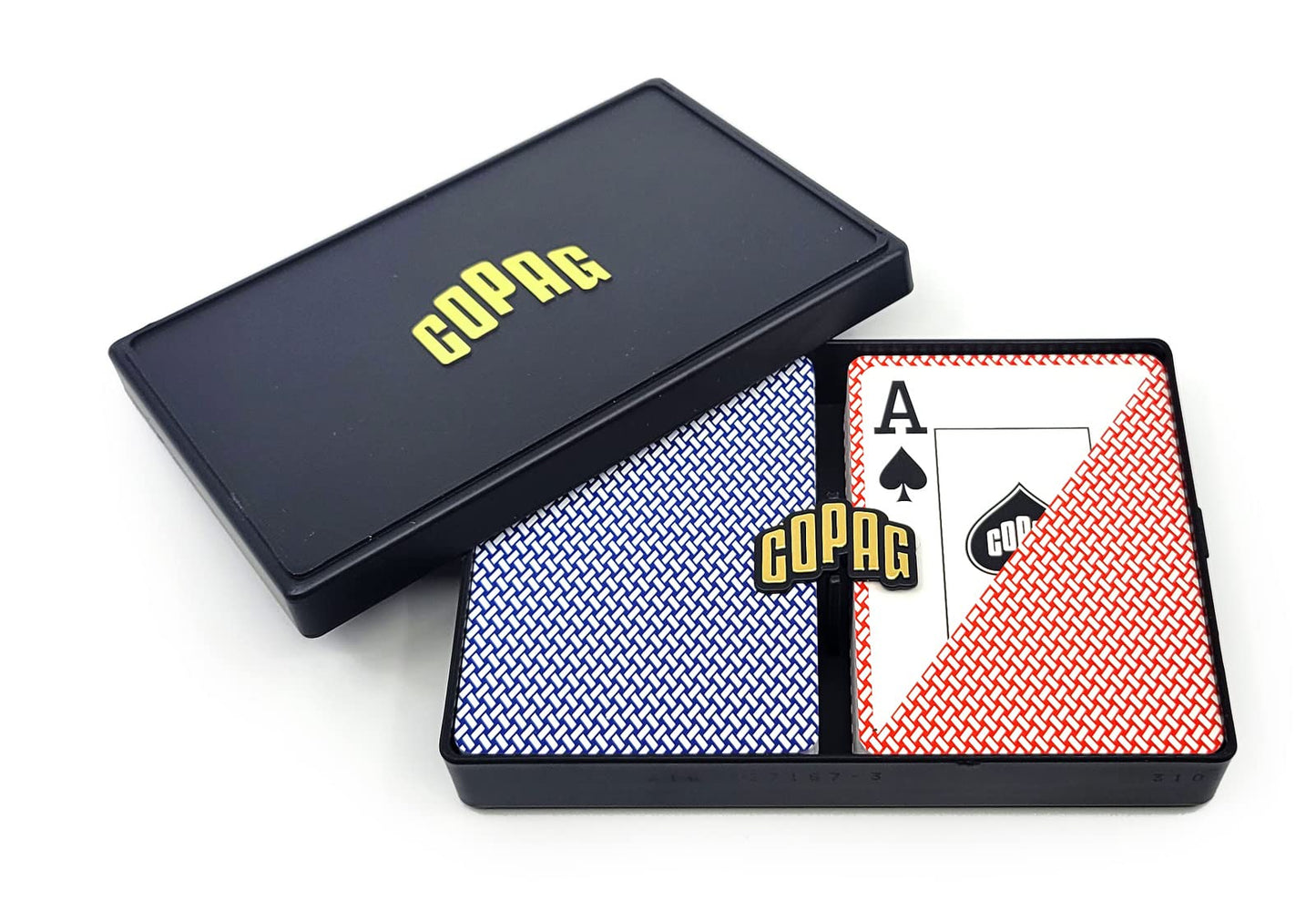Copag Export Design 100% Plastic Playing Cards – Poker Size, Jumbo Index, Double Deck Set