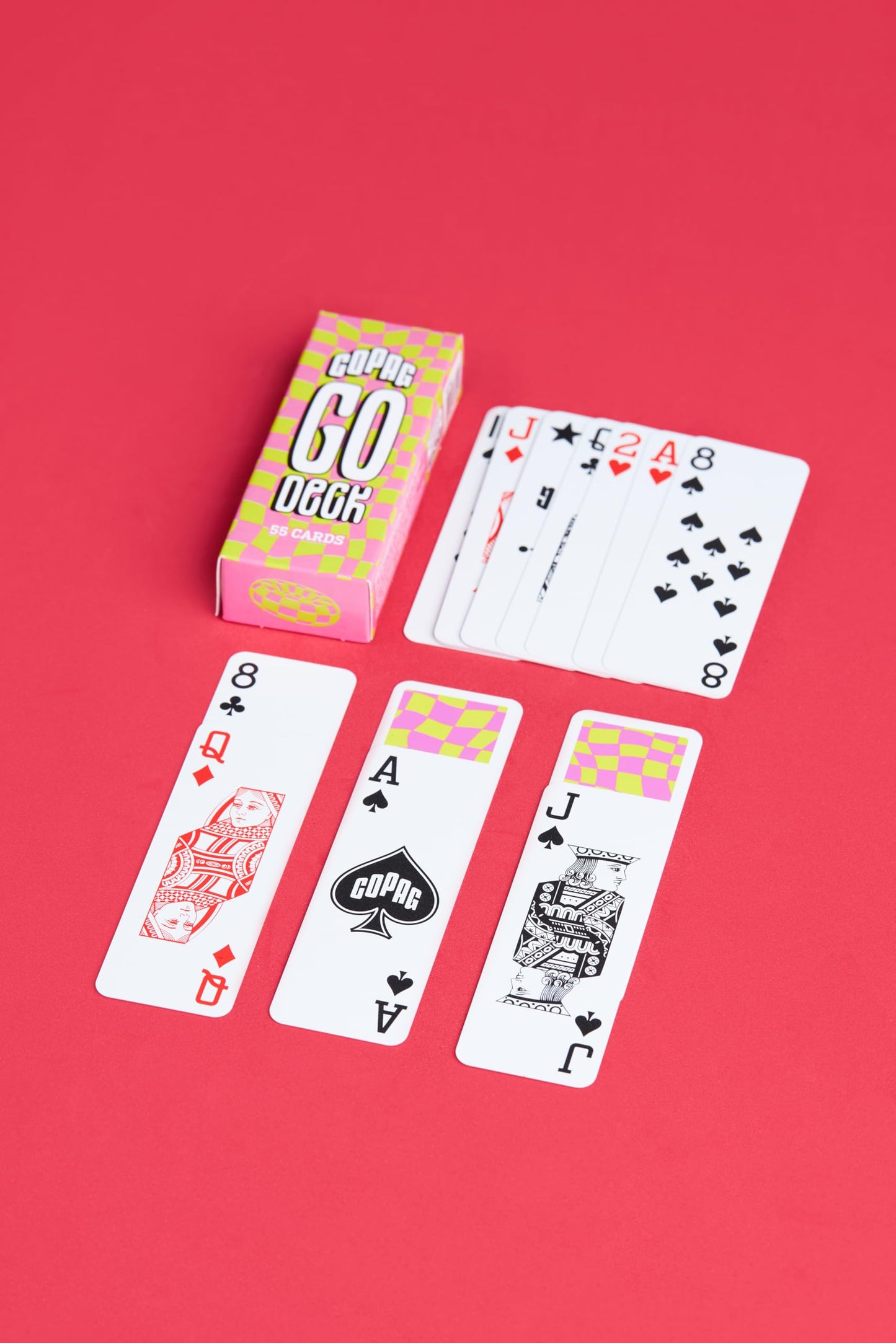 Copag Go Deck: 100% Plastic Travel Playing Cards, Regular Index Chess