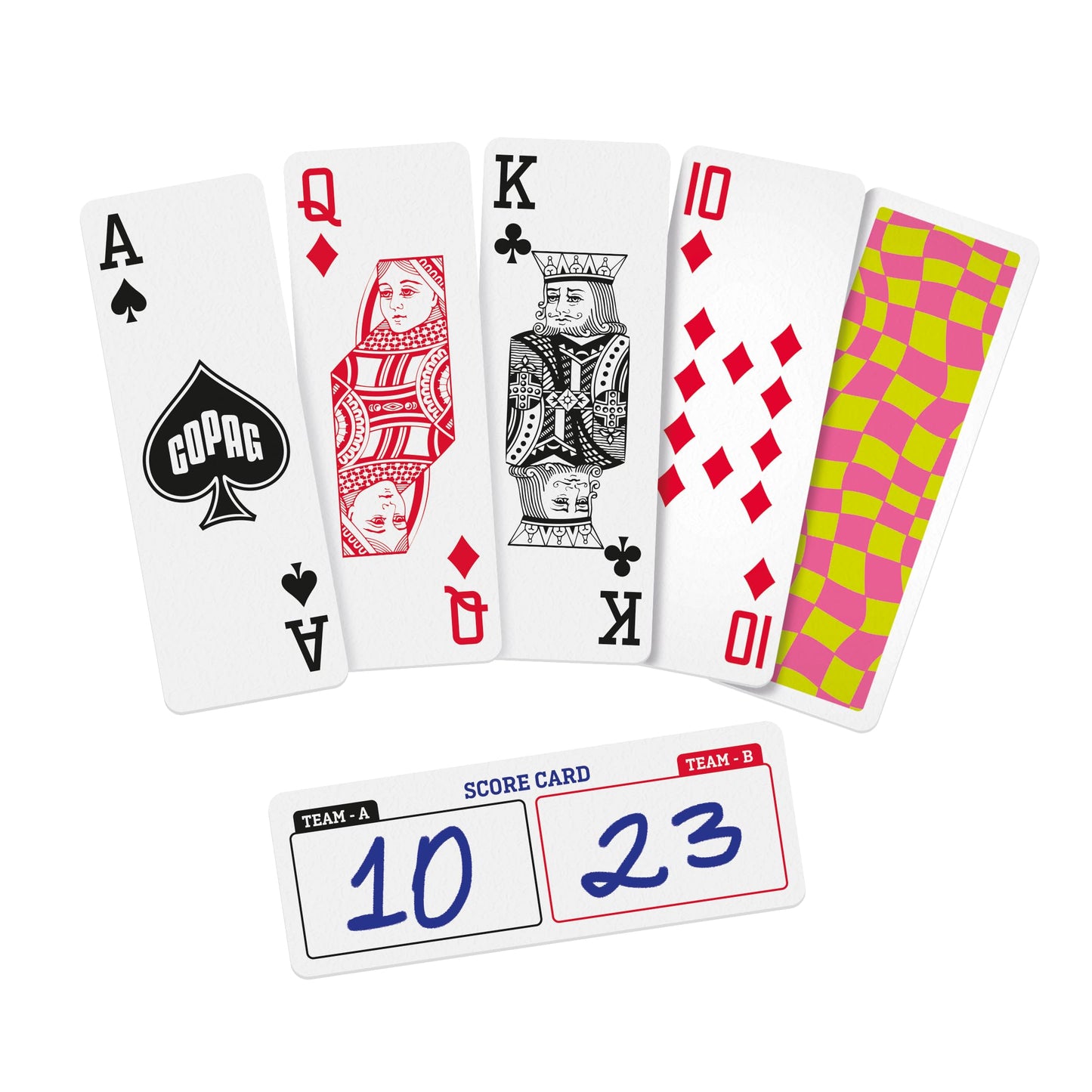 Copag Go Deck: 100% Plastic Travel Playing Cards, Regular Index Chess