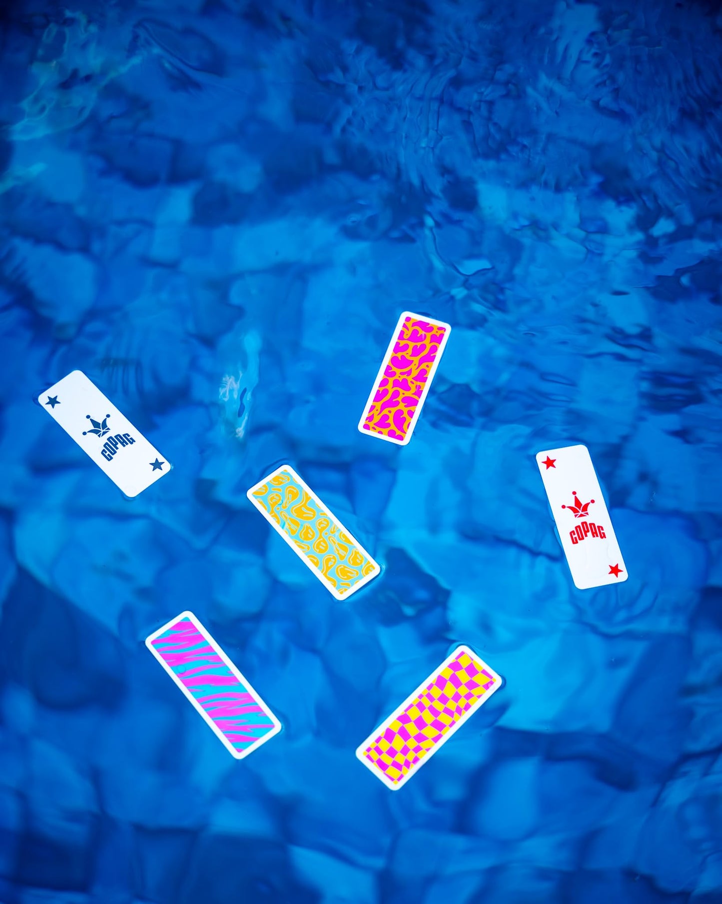 Copag Go Deck: 100% Plastic Travel Playing Cards, Regular Index Chess