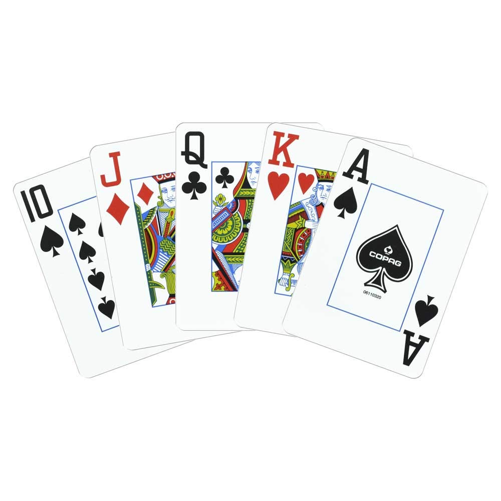 Copag Legacy Design 100% Plastic Playing Cards – Poker Size Jumbo Index Black/Gold Double Deck Set