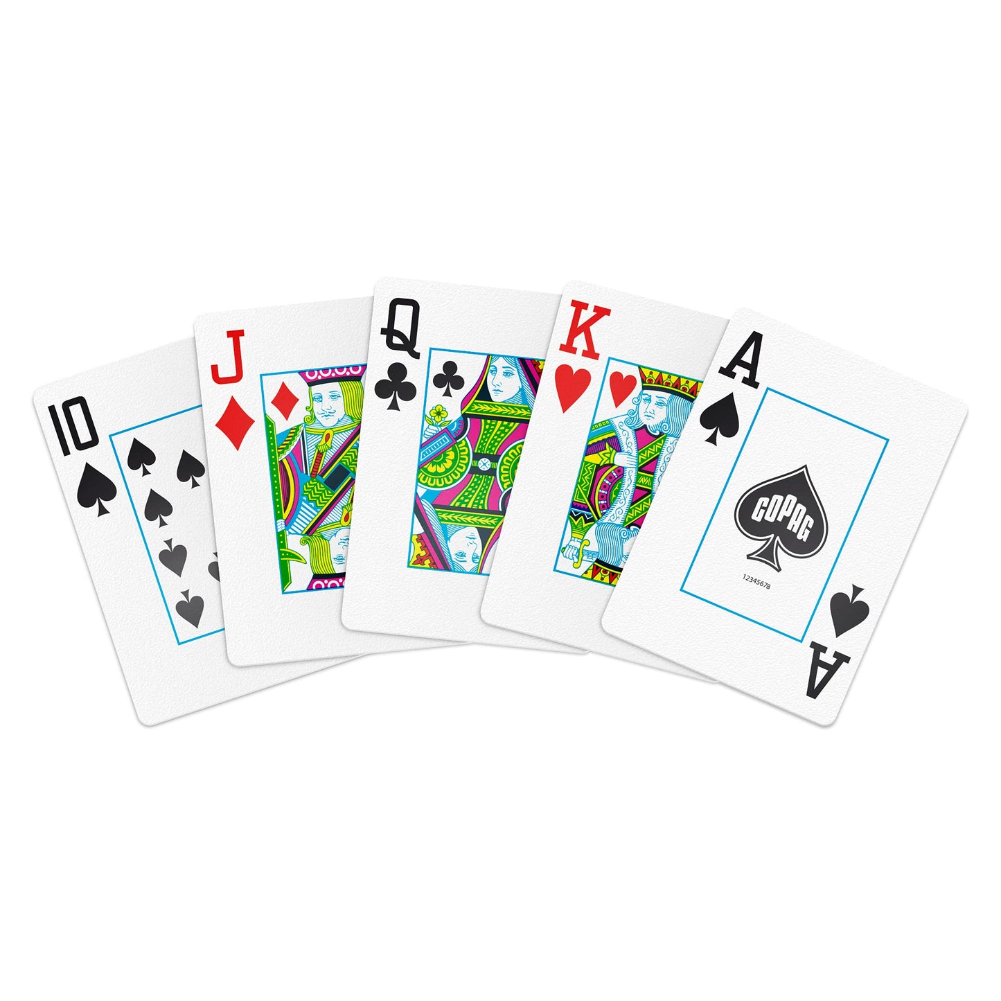 Copag WSOP 100% Plastic Playing Cards - Double Deck Poker Set | Standard Size, Jumbo Index