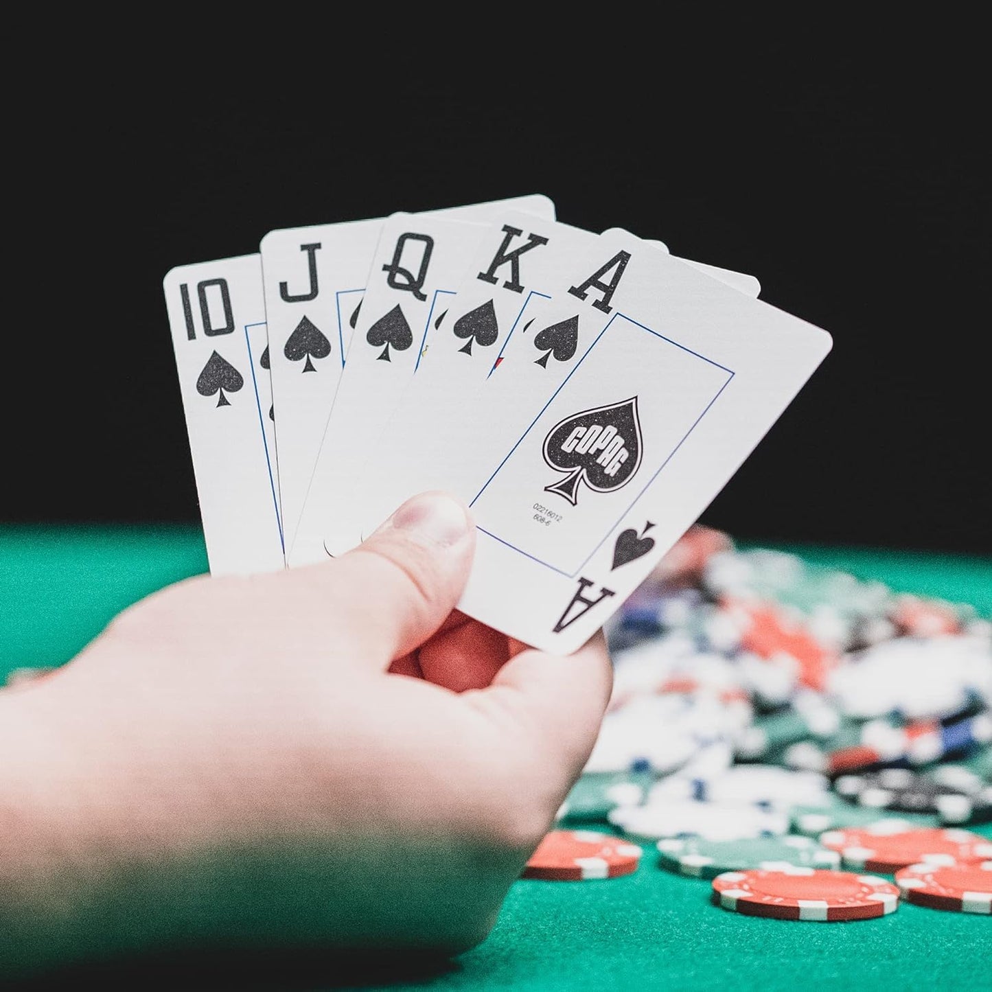 Copag WSOP 100% Plastic Playing Cards - Double Deck Poker Set | Standard Size, Jumbo Index