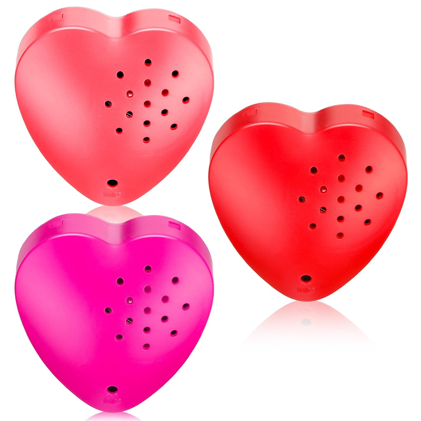 Copkim 3-Piece 20-Second Valentine's Voice Recorder for Heart-Shaped Plush – Gift Message Device
