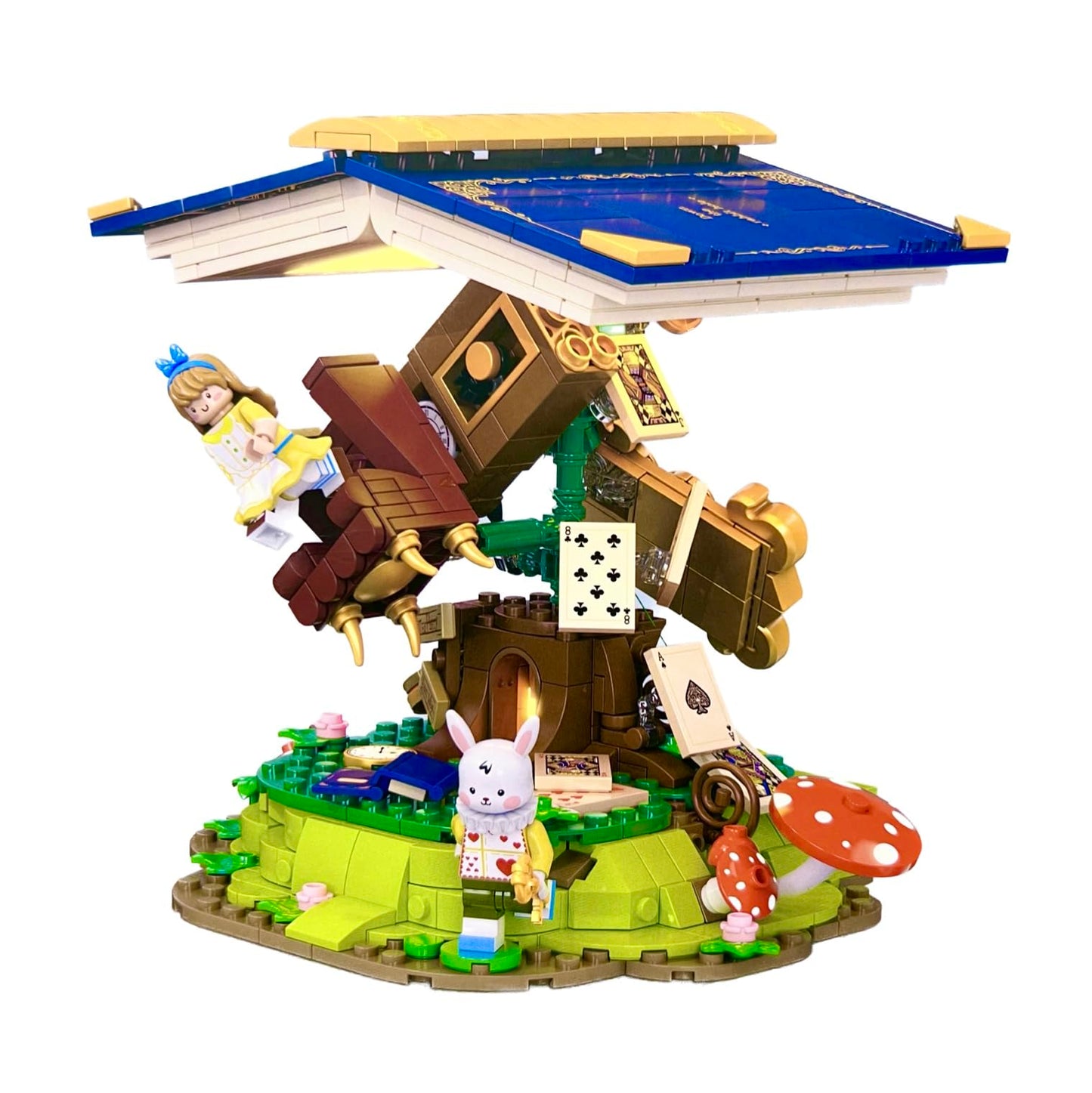 CoPlanaire Alice in Wonderland Building Blocks Set – Collective Edition | Desk Decor & Gift