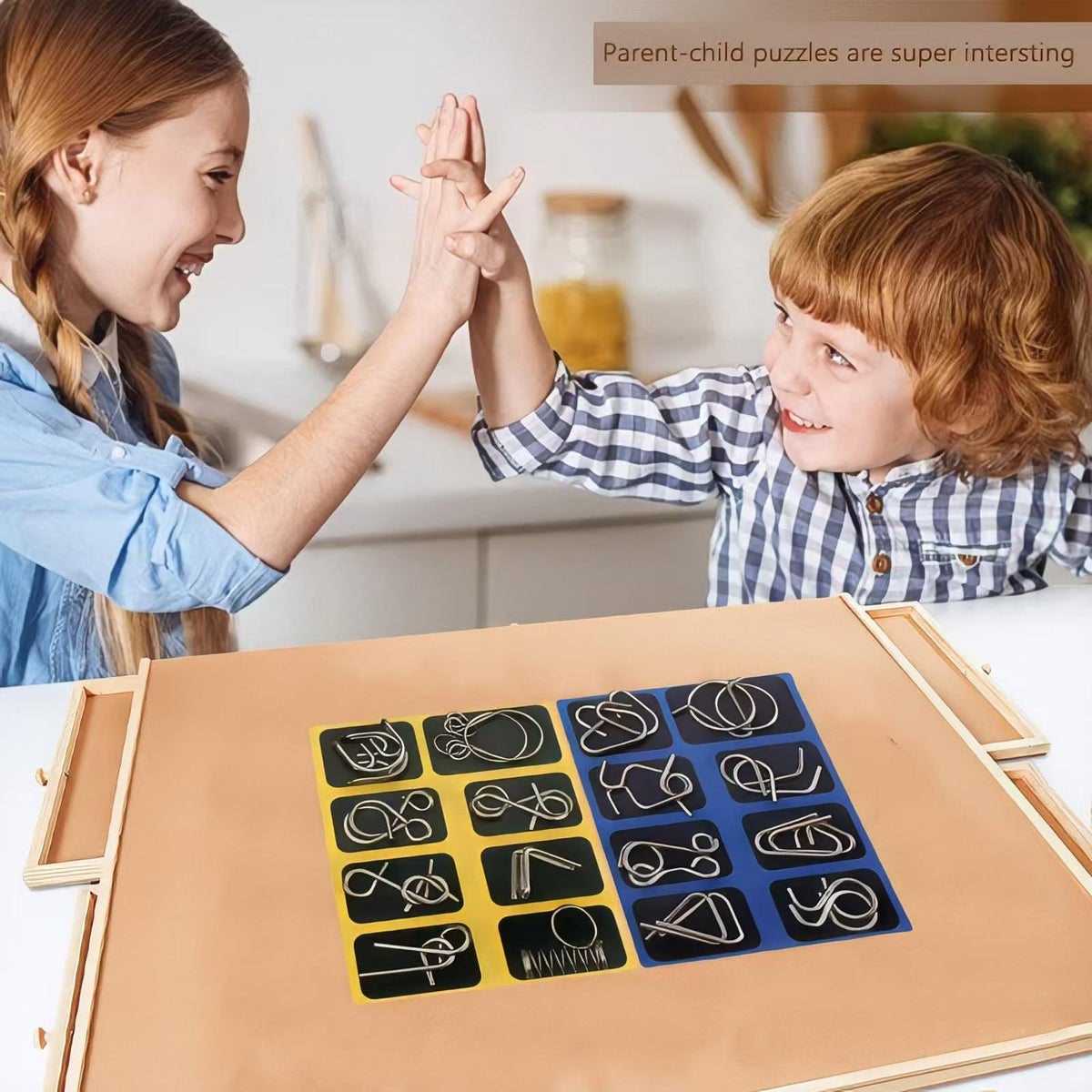 COREXISLY Metal Brain Teaser Puzzles — 32-Model Set with Pouch