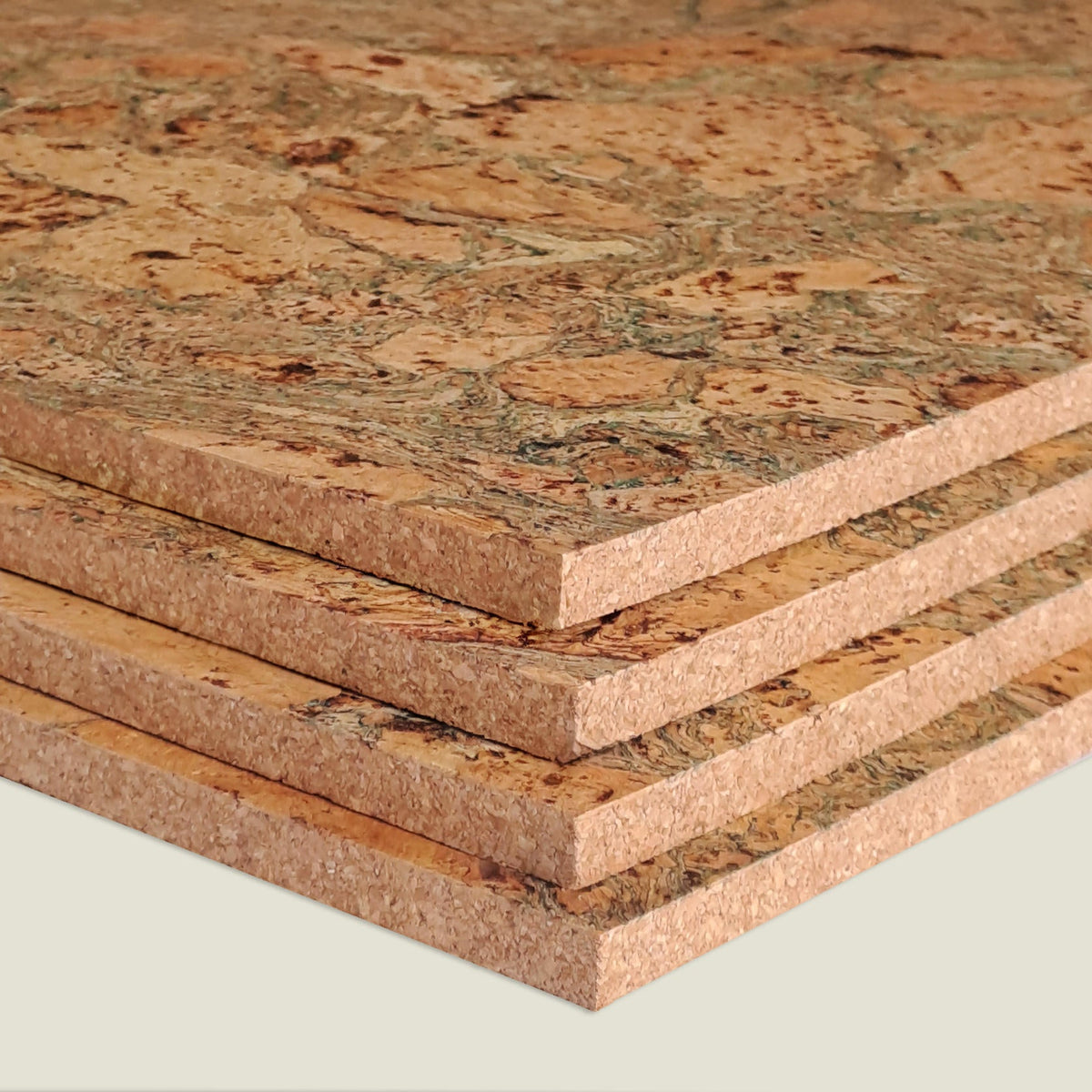 Cork Notice Board Wall Tiles | Twist Green | Samples