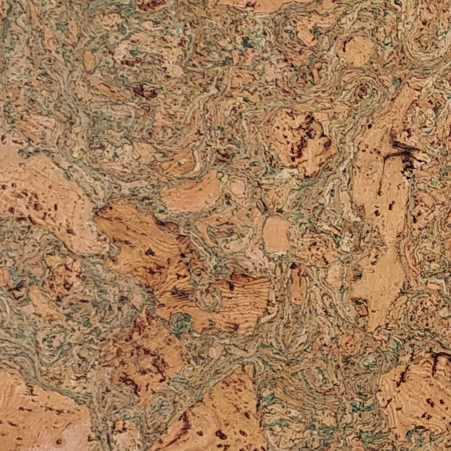 Cork Notice Board Wall Tiles | Twist Green | Samples