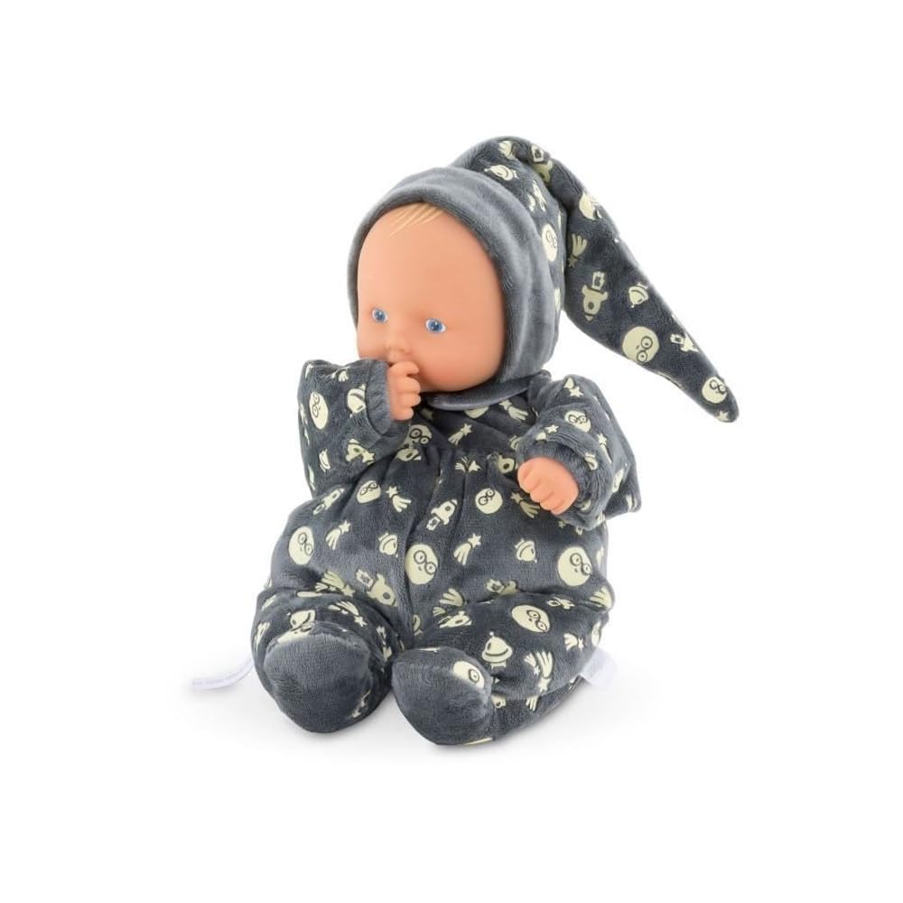 Corolle Babipouce Glow in the Dark 11 Inch Baby Doll – Ultra Soft, Vanilla Scent, Washable