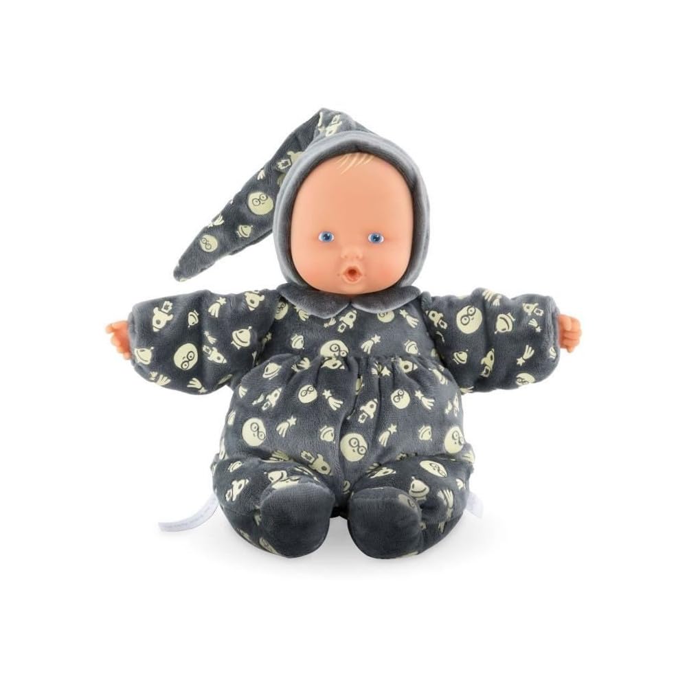 Corolle Babipouce Glow in the Dark 11 Inch Baby Doll – Ultra Soft, Vanilla Scent, Washable