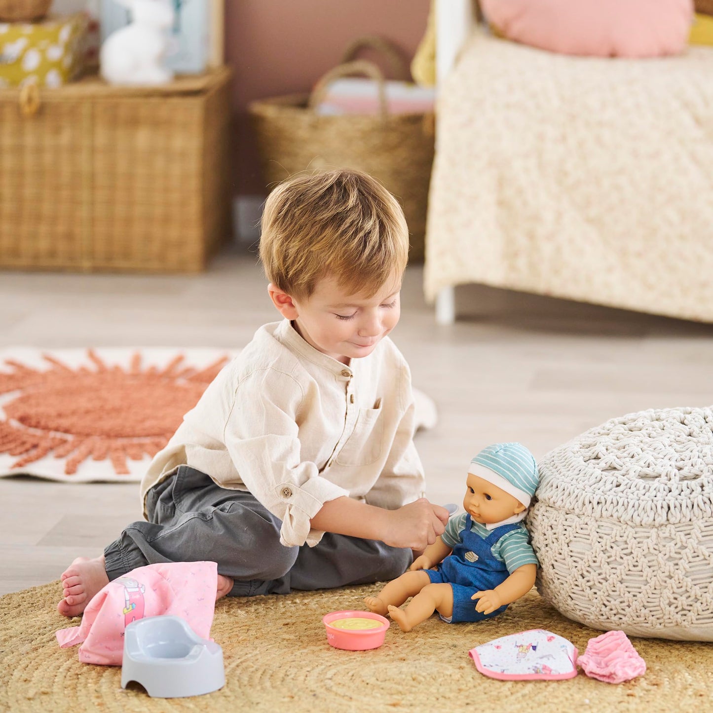 Corolle Baby Doll Care Accessories Set — 11-Piece Kit for 12-Inch Dolls