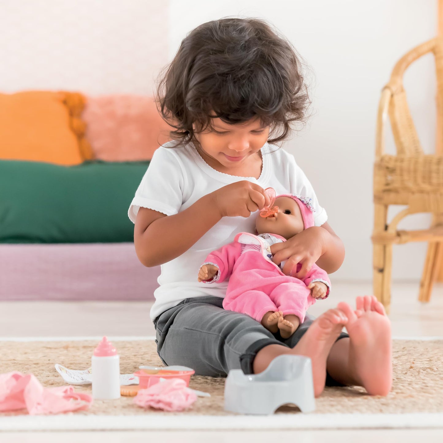 Corolle Baby Doll Care Accessories Set — 11-Piece Kit for 12-Inch Dolls