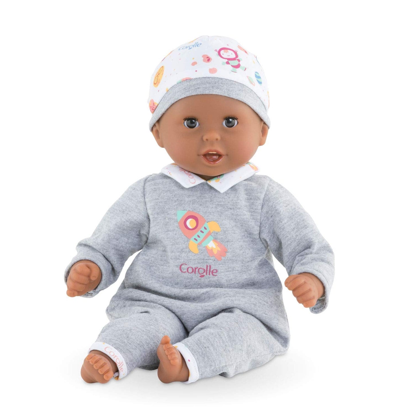 Corolle Bebe Calin Marius - 12-Inch Vanilla-Scented Baby Doll with Sleeping Eyes for Ages 18 Months+