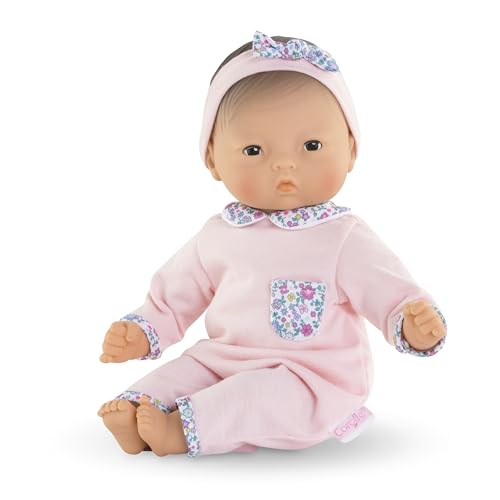 Corolle Bébé Calin Mila 12-Inch Soft Doll with Vanilla Scent – Sleeping Eyes
