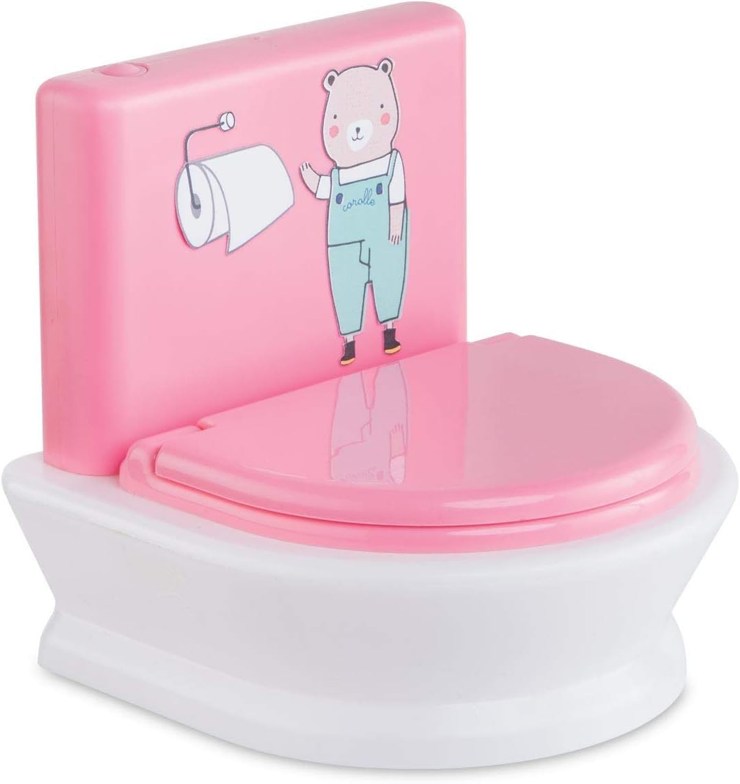 Corolle Realistic Potty Training Doll with Flushing Toilet Sound | Educational Toy for Toddlers