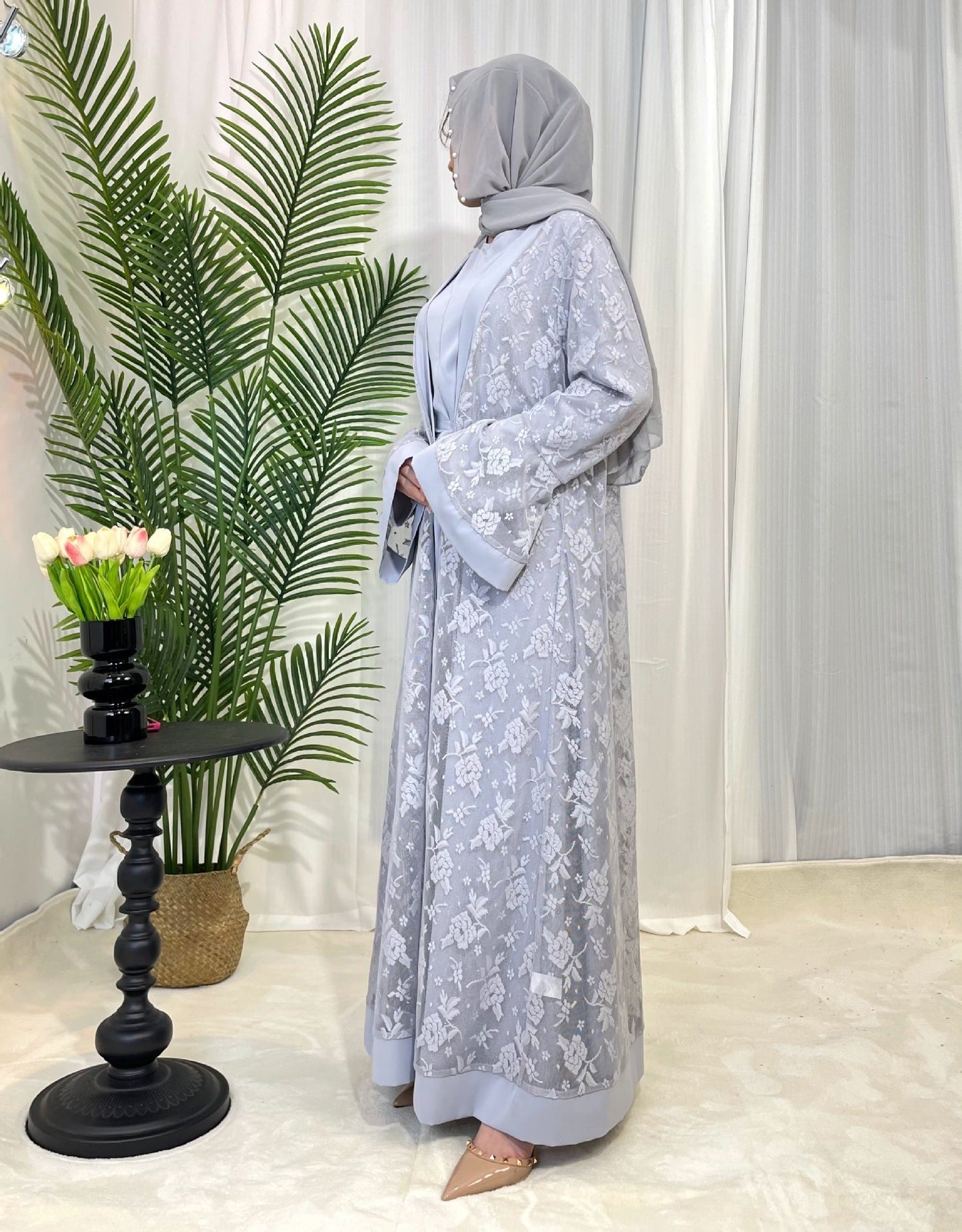 Bell Sleeve Abaya - Professional Elegance