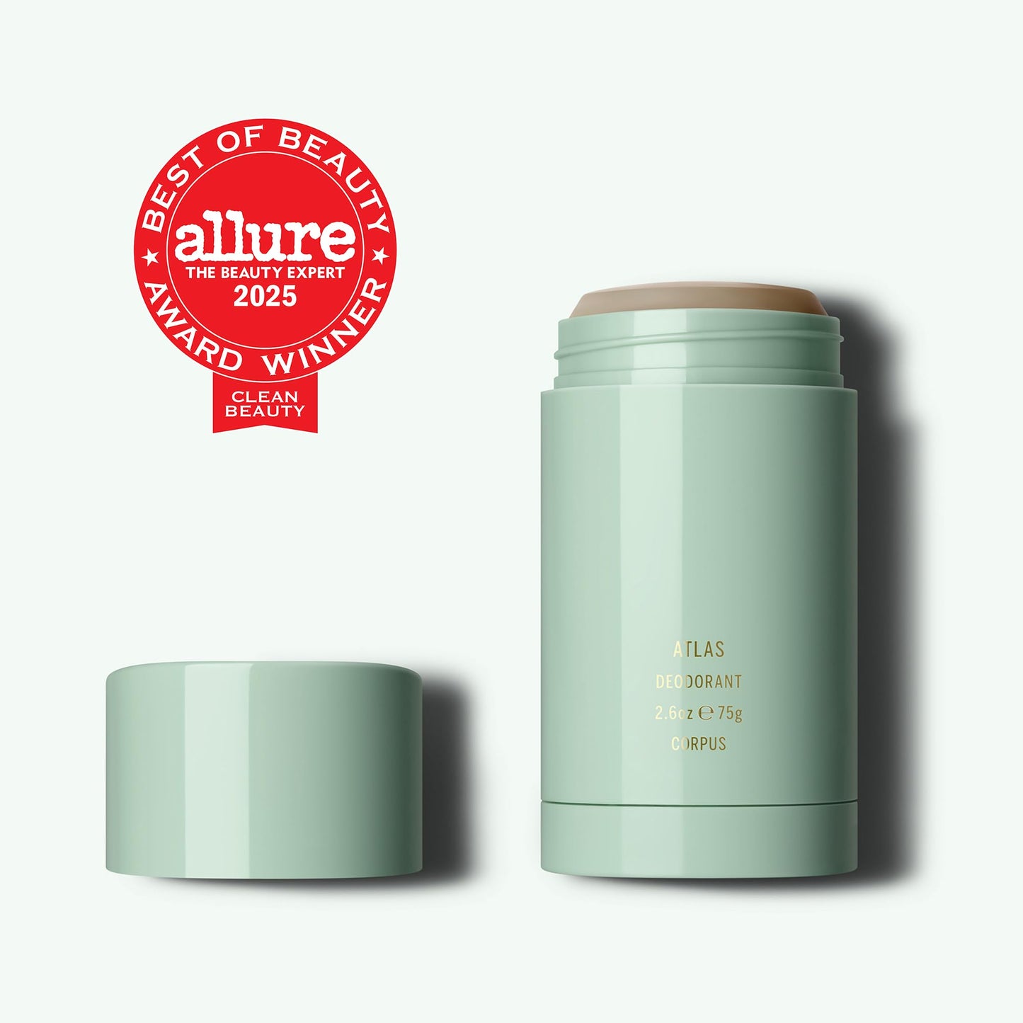 CORPUS Natural Deodorant Stick for Sensitive Skin | Aluminium & Baking Soda Free | Made in USA (Atlas)
