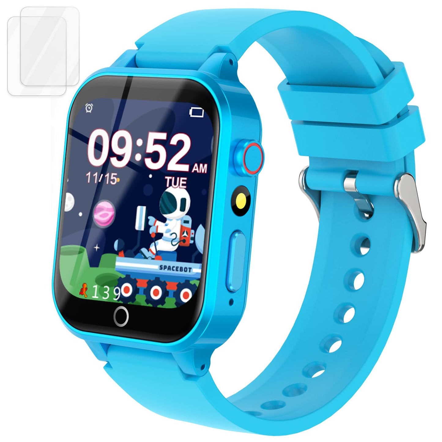 Cosjoype Kids Smart Watch – 26 Puzzle Games, HD Camera, Habit Tracking, 12/24h – Gift for 5-12 Year Olds