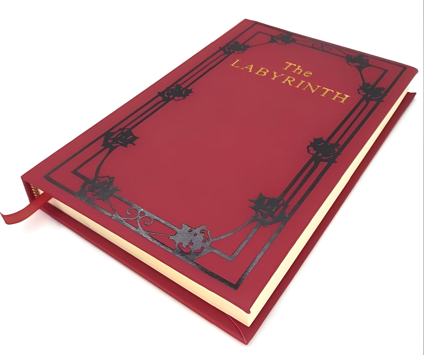 Costumebase The Labyrinth Sarah's Red Book Replica – 228-Page PVC-Free Screen-Accurate Prop