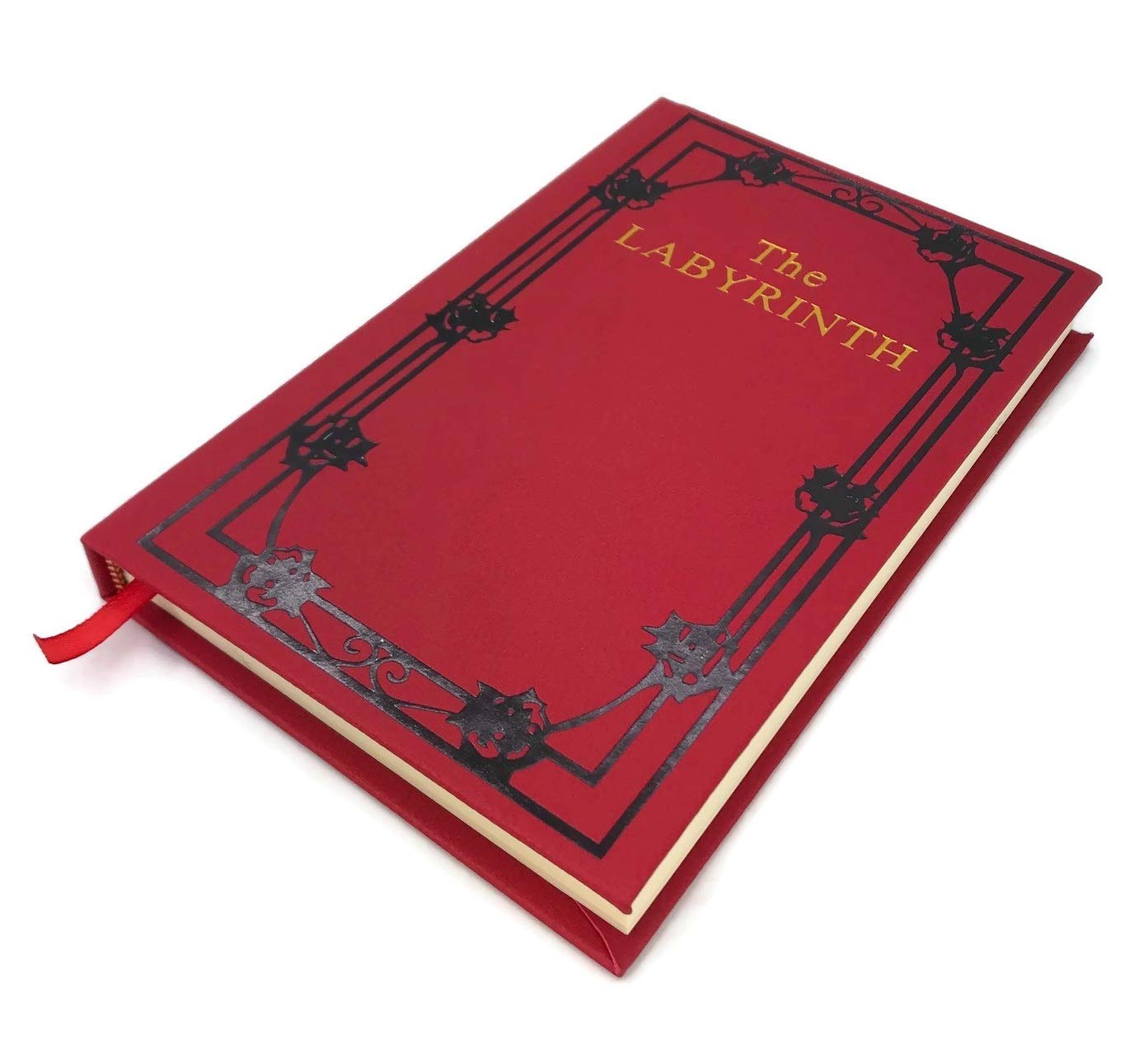 Costumebase The Labyrinth Sarah's Red Book Replica – 228-Page PVC-Free Screen-Accurate Prop