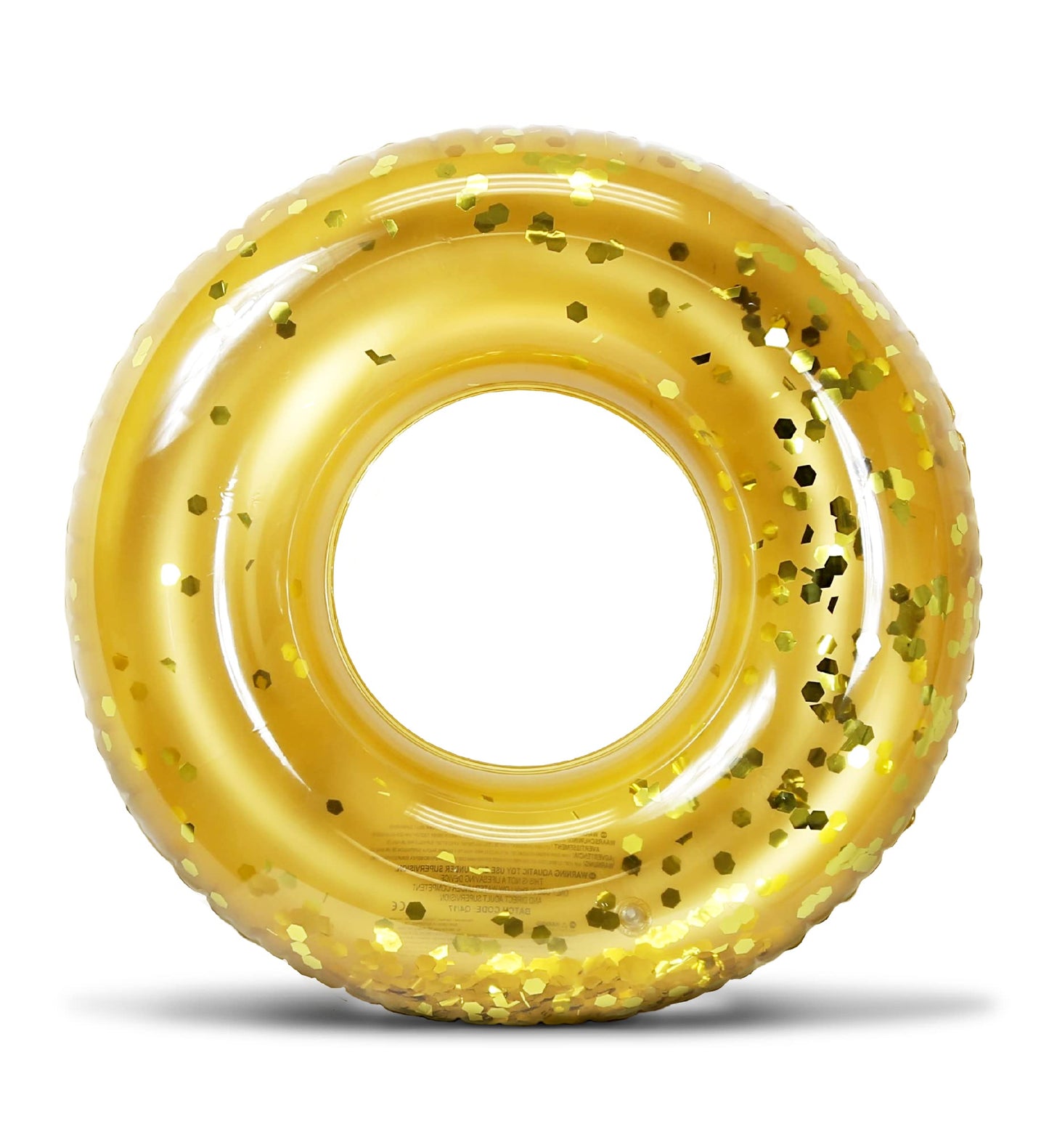 CoTa Global POZA Gold Confetti Inflatable Pool Float Tube – 36 Inch