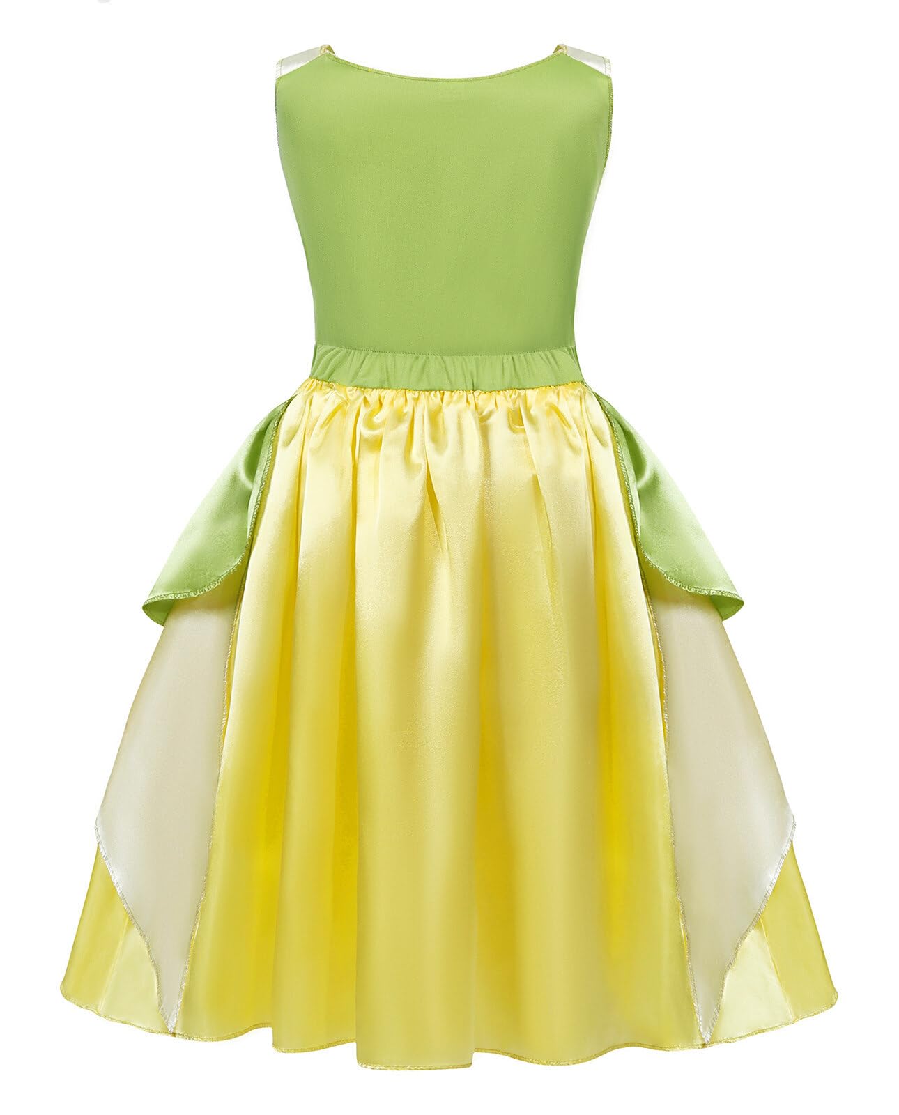 COTRIO Green Fairy Tale Princess Dress for Girls 3T (2-3 Years) | Dress Up Outfit + 6 Accessories