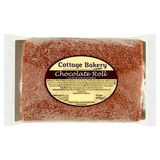 Cottage Bakery Chocolate Roll 400g (Case of 6)