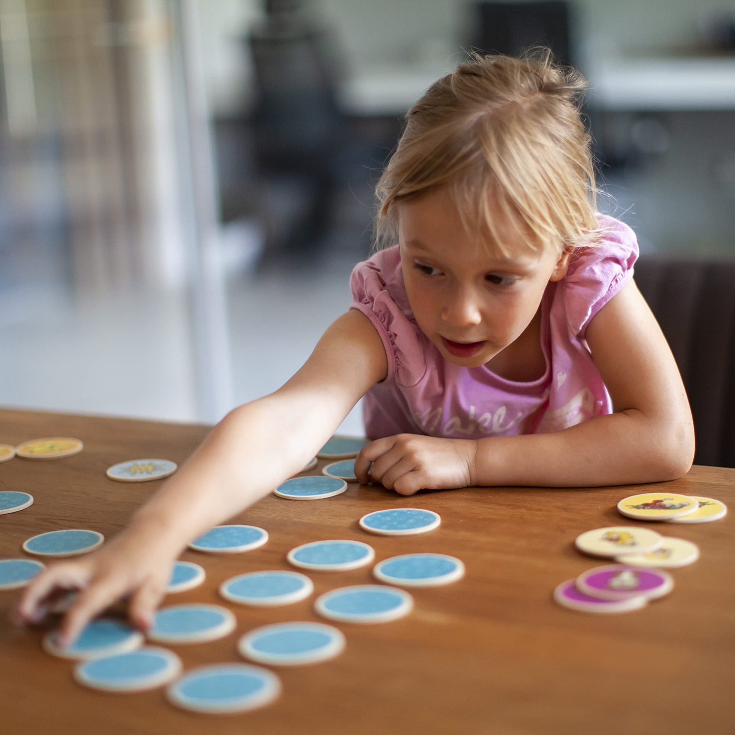 Cottify Montessori-Inspired Wooden Matching Game for Toddlers (2-4) – 36 Cards + Carry Bag