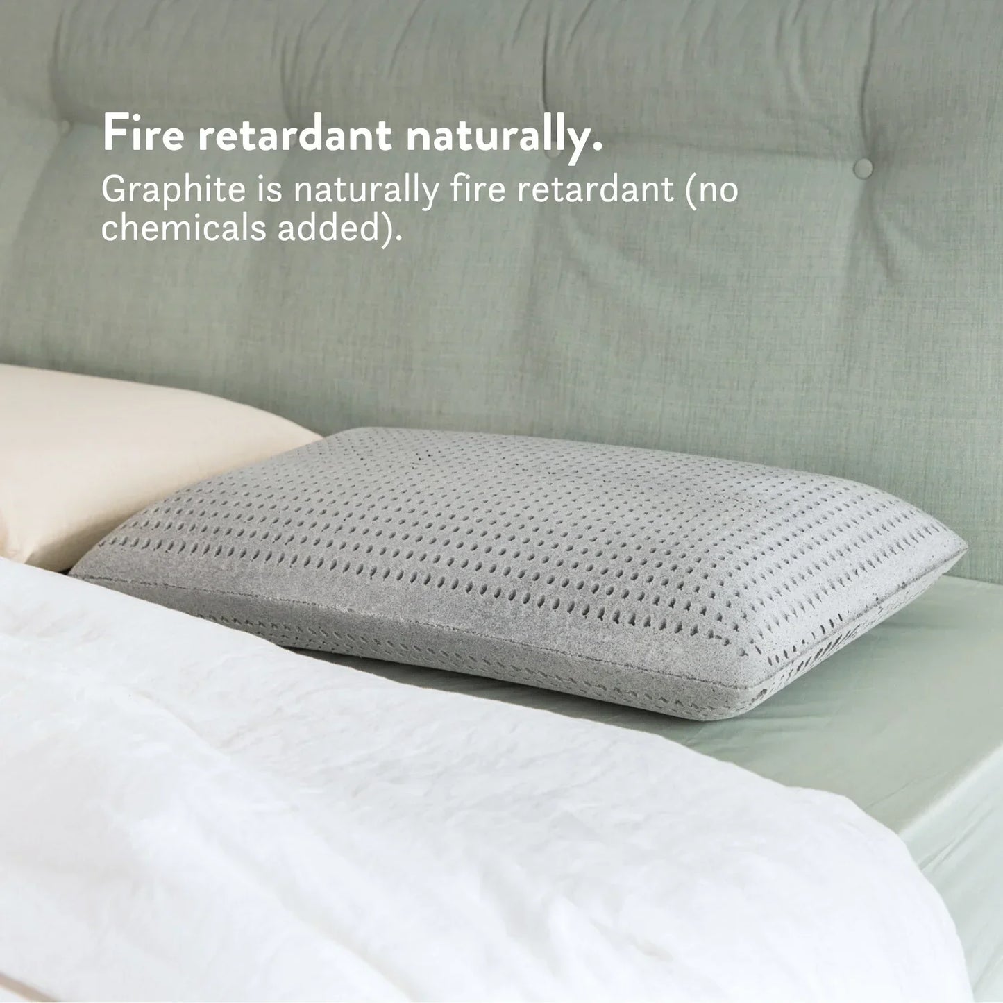 Graphite Latex Pillow – Natural Cooling Latex Pillow for Neck Support