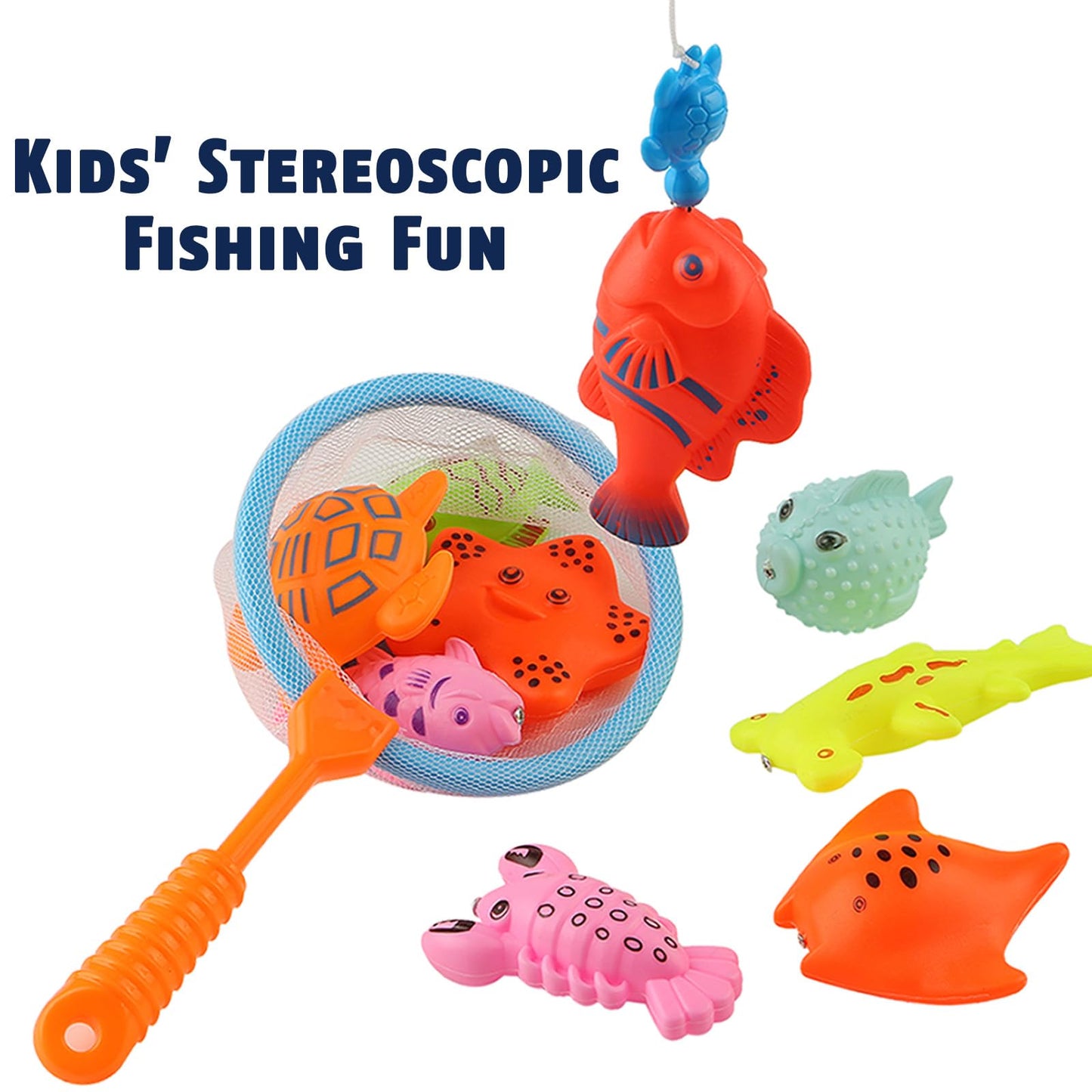 CozyBomB Magnetic Fishing Toy Set for Kids – Water Table & Bath Play (Ages 3-8)