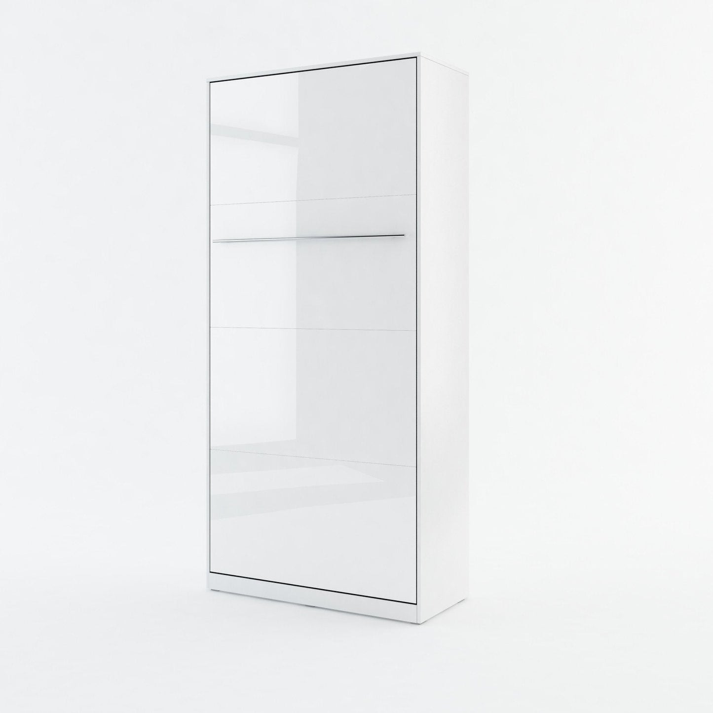Vertical Folding Wall Bed – Single 90cm | Space Saving Pull Down Bed with Spring-Assisted Mechanism & Safety Lock