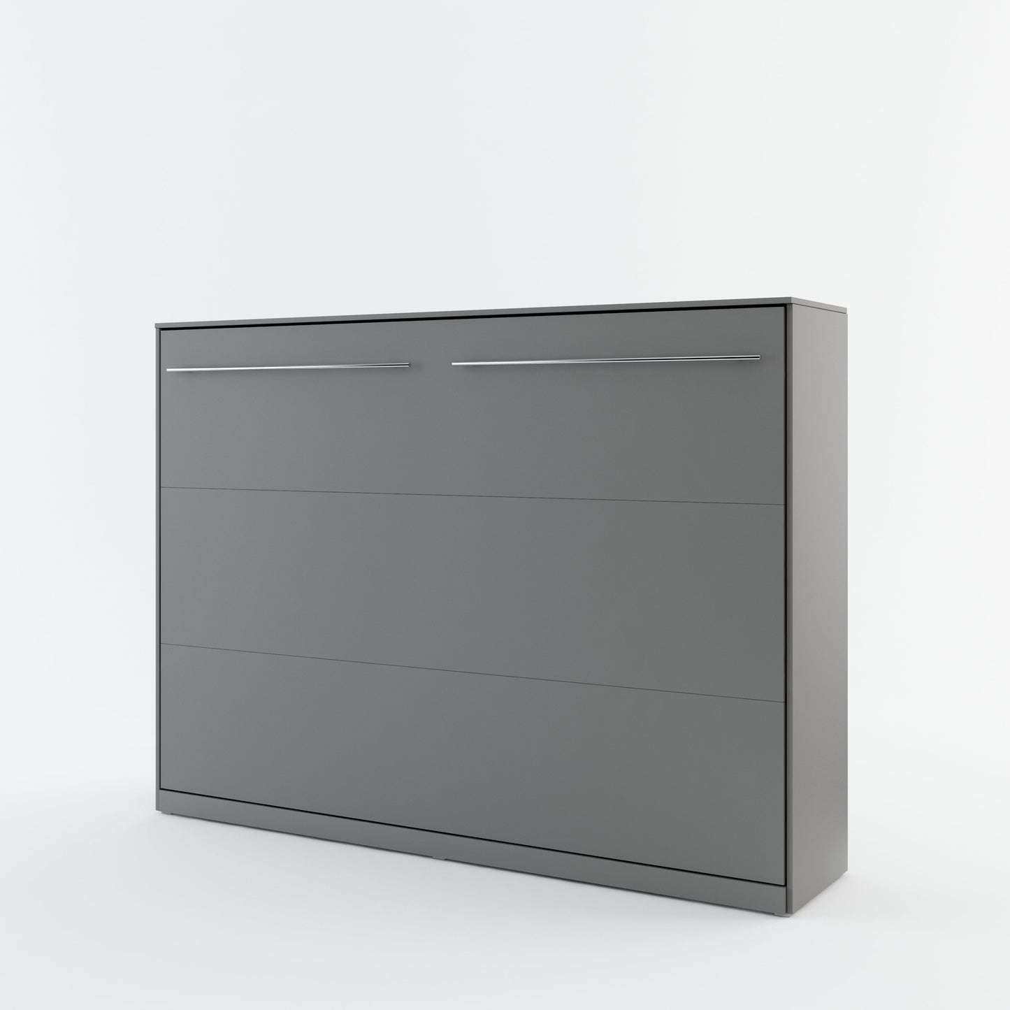 Horizontal Folding Wall Bed – Double 140cm | Space Saving Pull Down Bed with Spring-Assisted Mechanism & Safety Lock