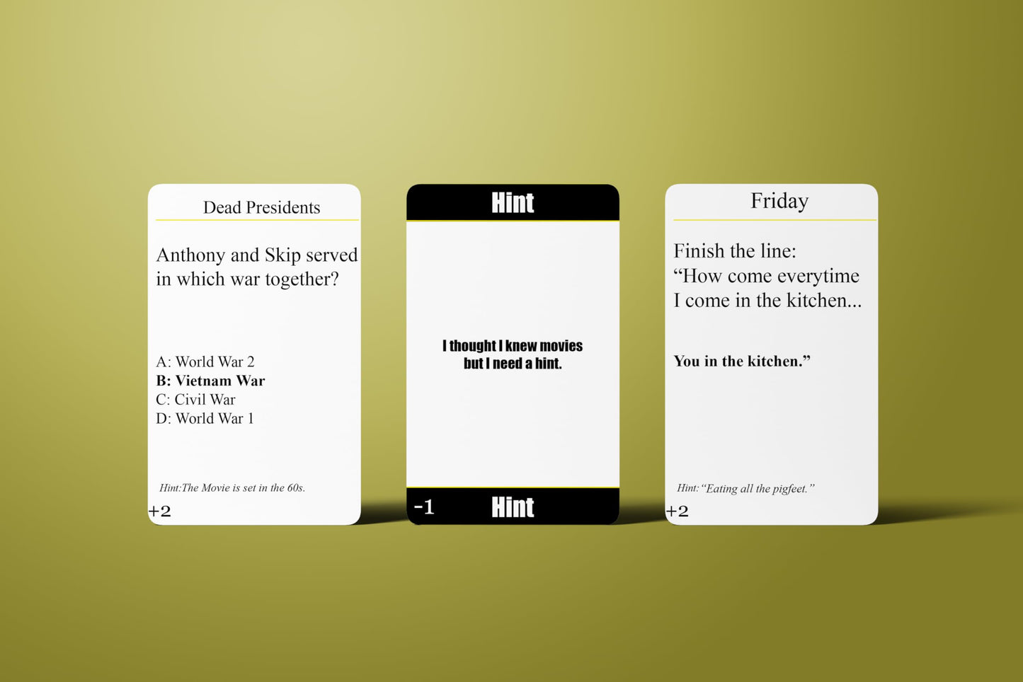 CP TIME Role Call: Blackbuster Edition — Movie Trivia for Adults & Family Nights