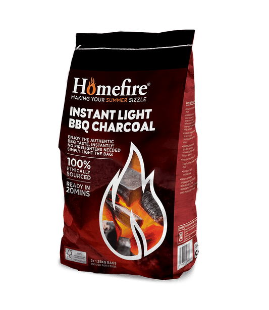 CPL Homefire Instant Light BBQ Charcoal 2 x 1.25kg