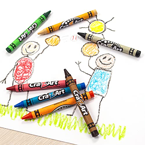Cra-Z-Art 16-Count Crayons – Bold, Non-Toxic Colors for Ages 3+