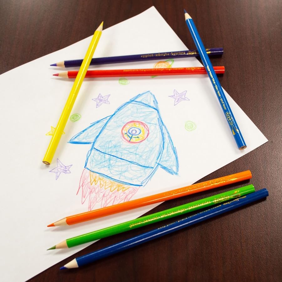 Cra-Z-Art 36-Color Pencils Set – Pre-Sharpened, Non-Toxic Back-to-School Art Kit for Kids