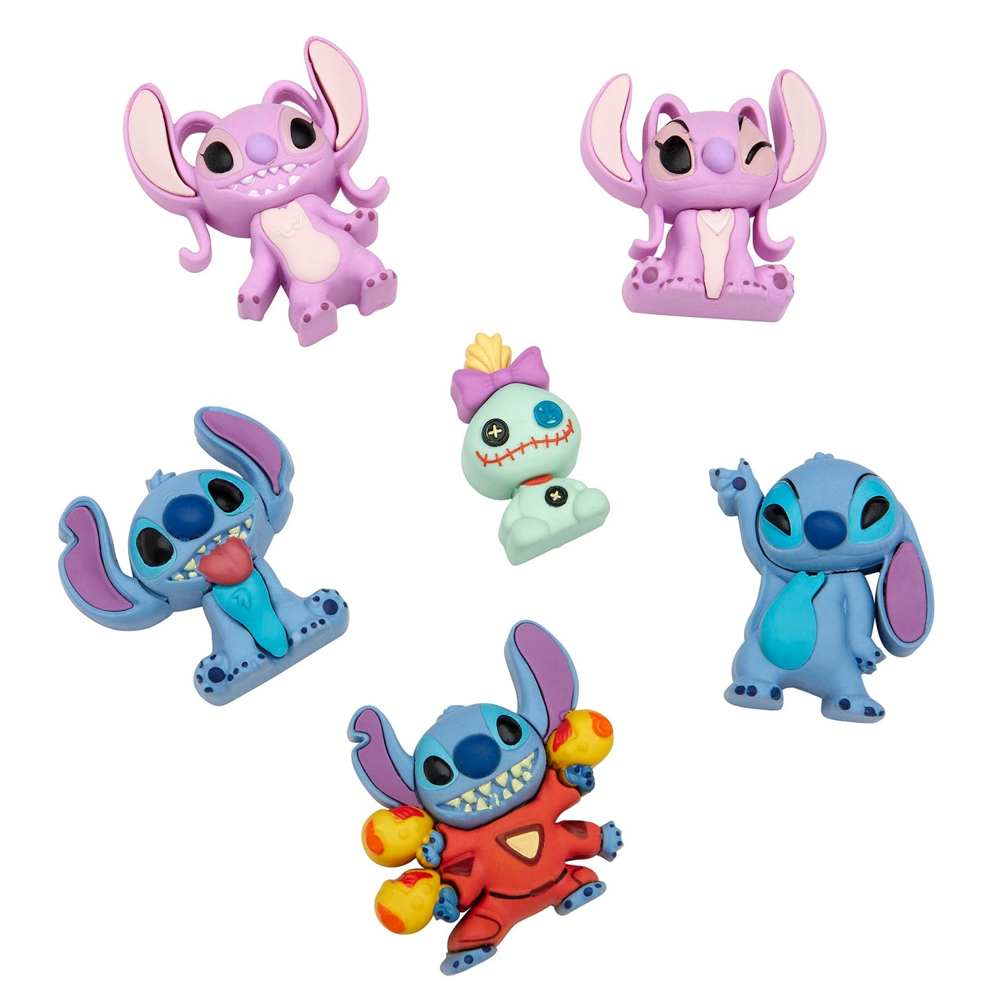 Stitch Surprise 3 Pack Mini Figure Erasers by Cra-Z-Art – Assemble, Collect & Play