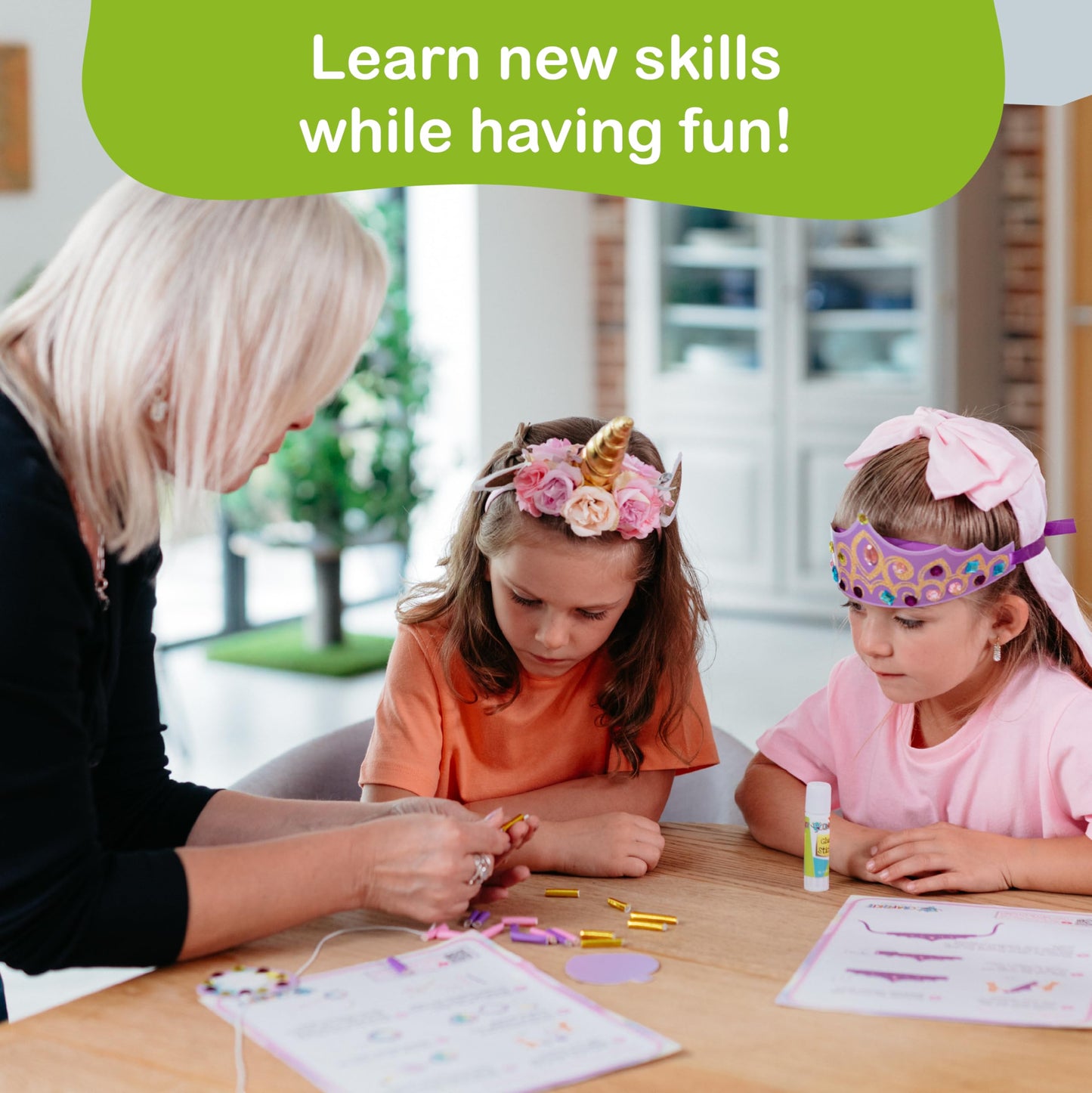 Craftikit – 20 Award-Winning Fairy Garden Crafts for Kids | All-Inclusive Paper Toddler Craft Kit (Ages 3–10)