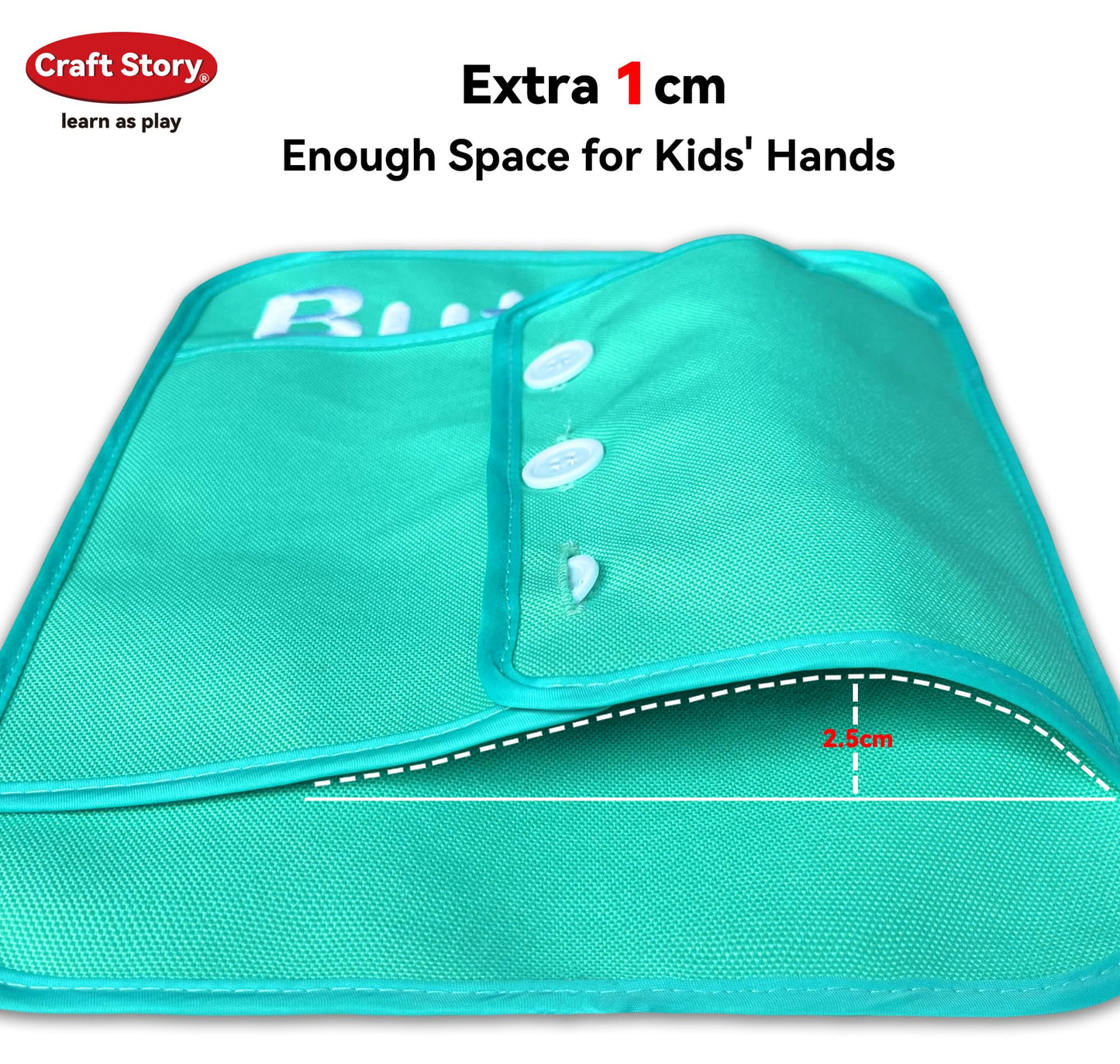 Craftstory Montessori Busy-Board for Toddlers (3-5) – Fine Motor, Life Skills, Shoe-Tying Practice