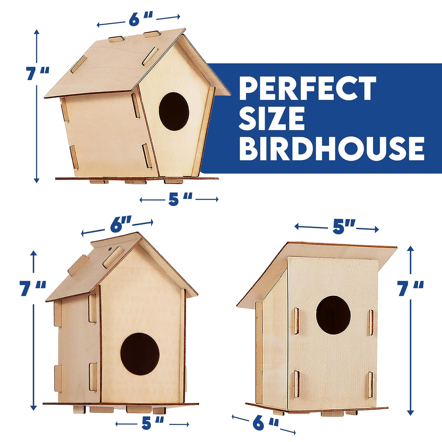 Crafty HappiToys: 12 DIY Bird House Kits for Kids to Build & Paint