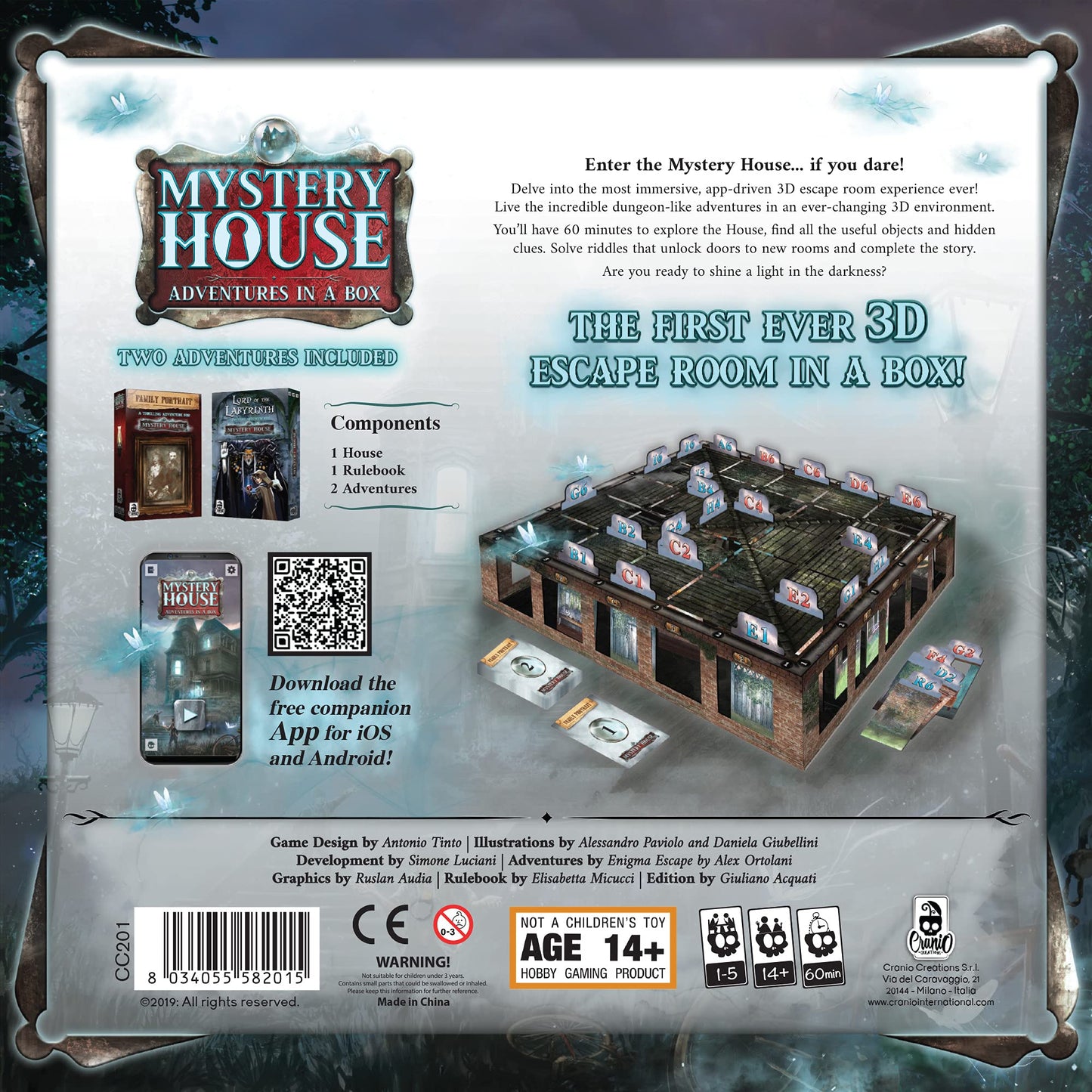 Mystery House by Cranio Creations — At-Home Escape Room with App-Driven Puzzles