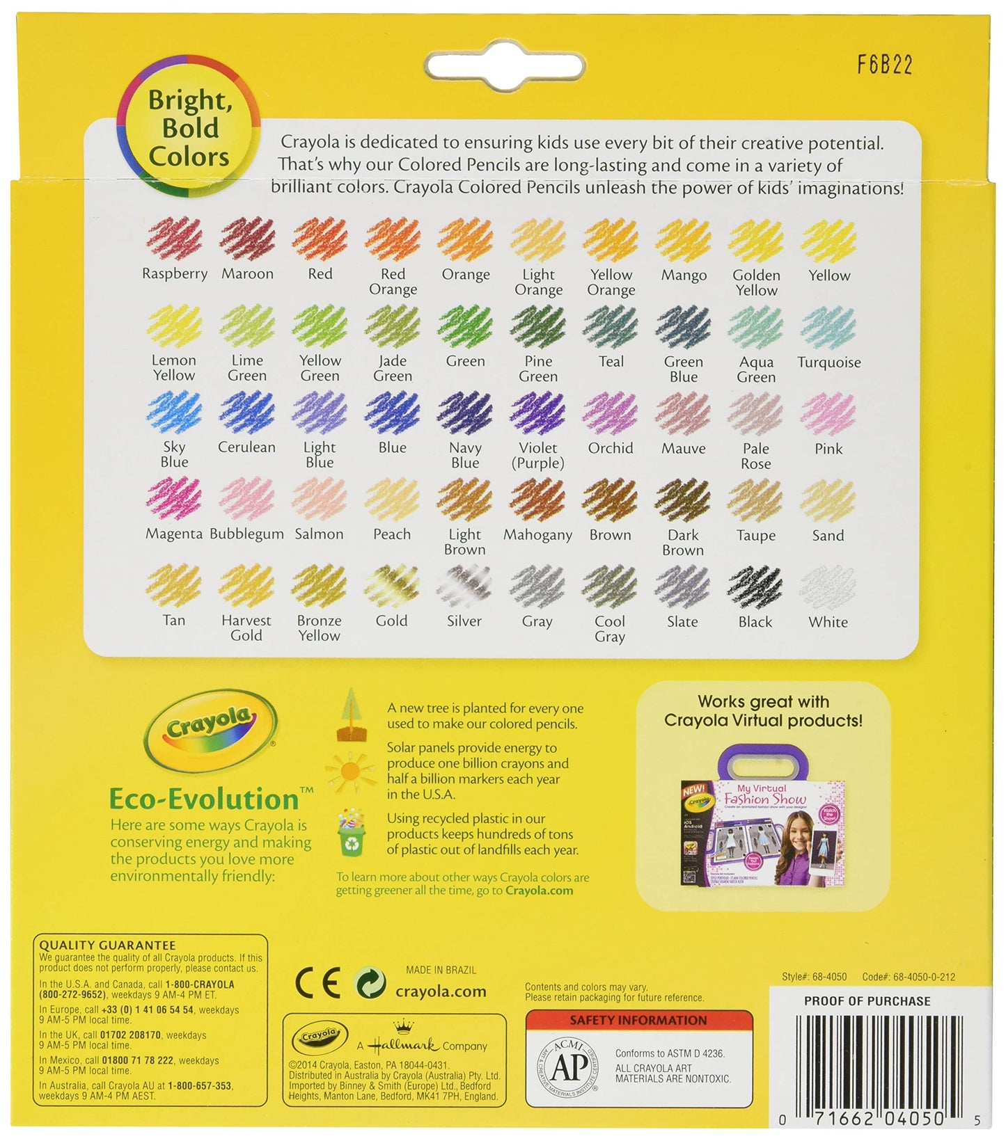 Crayola 50ct Long Colored Pencils (68-4050) – Pack of 2