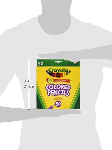 Crayola 50ct Long Colored Pencils (68-4050) – Pack of 2